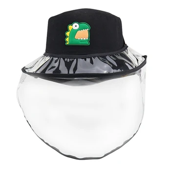 

Boys And Girls Small Dinosaur Anti-fog Detachable Epidemic Prevention Hat Anti Saliva Protective Hat For Kids 2020 New