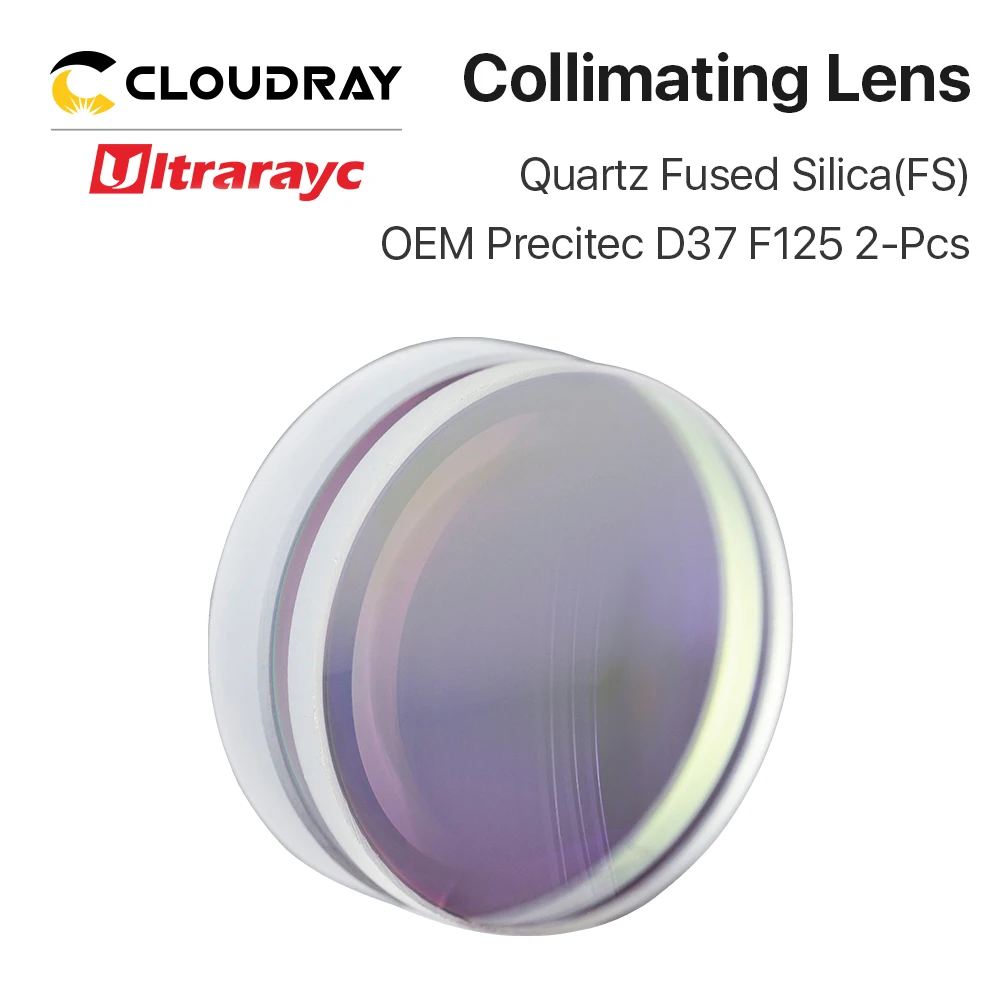 

Ultrarayc Spherical Focusing Lens D37 F75 F100 F125mm Precitec Quartz Fused Silica Lens for High Energy Fiber Laser