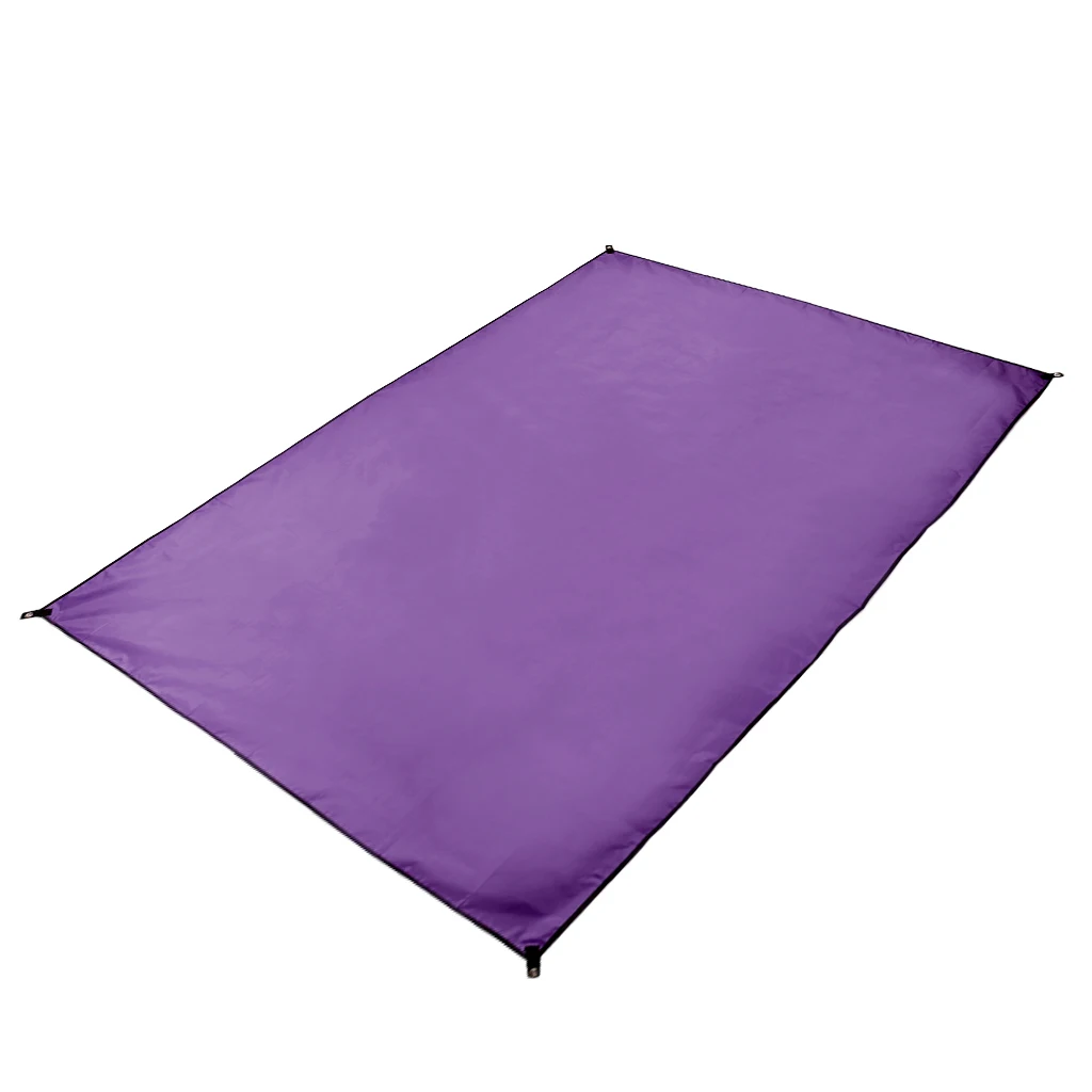 210x150cm Dark Purp Водонепроницаемый туристический тент муха брезент следа наземный лист пляжный коврик для пикника для мужчин и женщин Спорт на открытом воздухе аксессуары - Цвет: 210x150cm Dark Purp