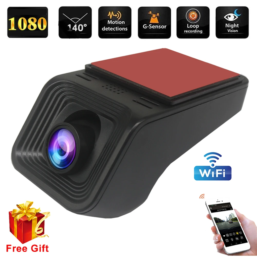 1080P ADAS Dash Cam Car DVR WIFI Dash Camera WIFI Dash Cam Android DVR