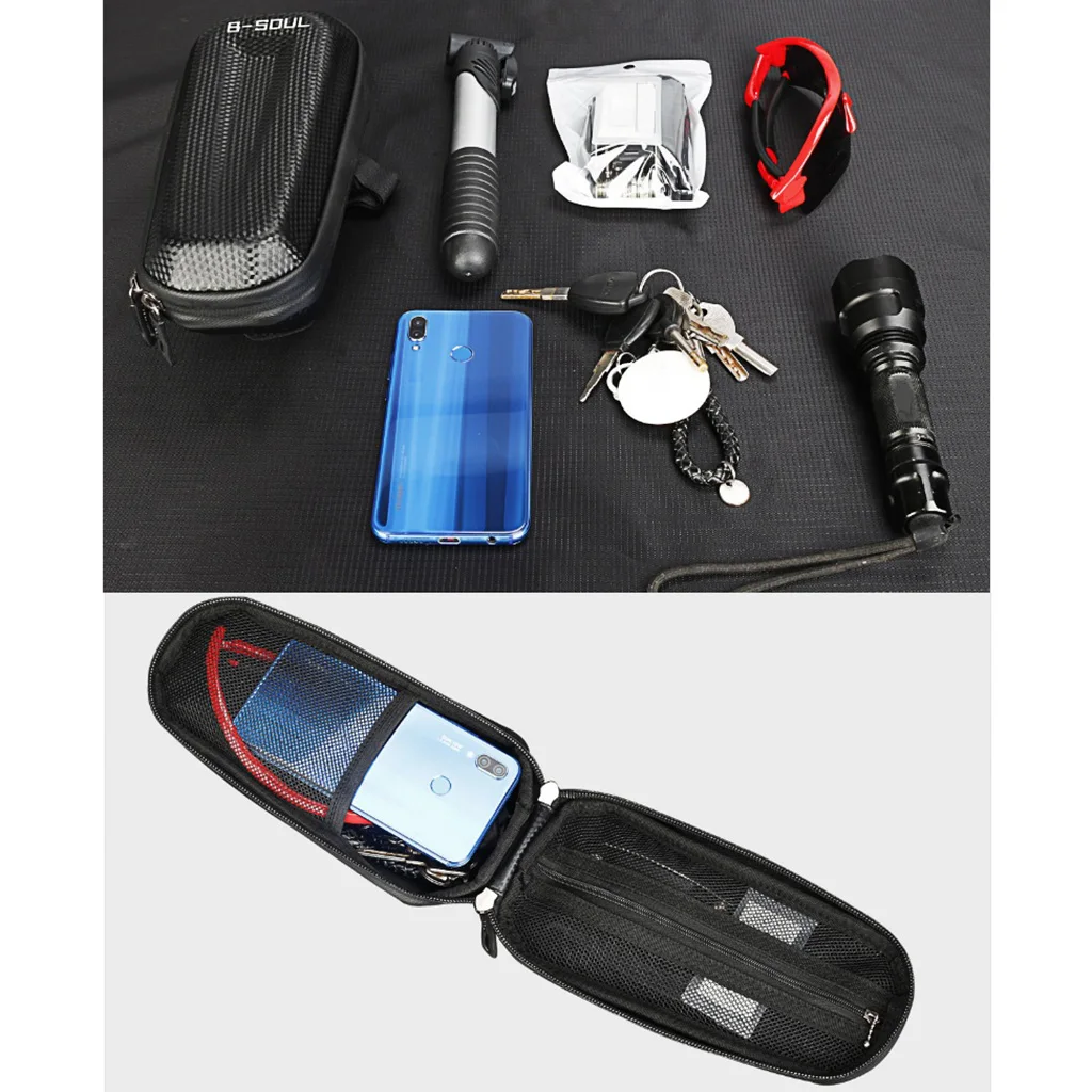 Bike Saddle Bag Bike Frame Handlebar Tool Bag Waterproof Bicycle Under Seat Pack Cycling Accessories Holder Carry Pouch 