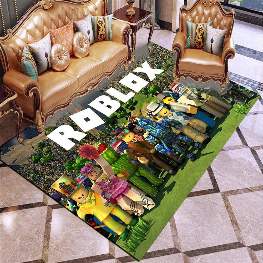 

Roblox boy gife 3D printing tapetes, for adult yoga mat living room bedroom balcony decoratio machine washable anti-slip rug