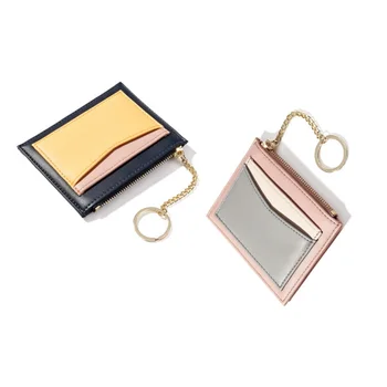 

2PCS/lot Good Quality Patchwork Small Wallets Ladies Card Bag Purse Coin Wallets