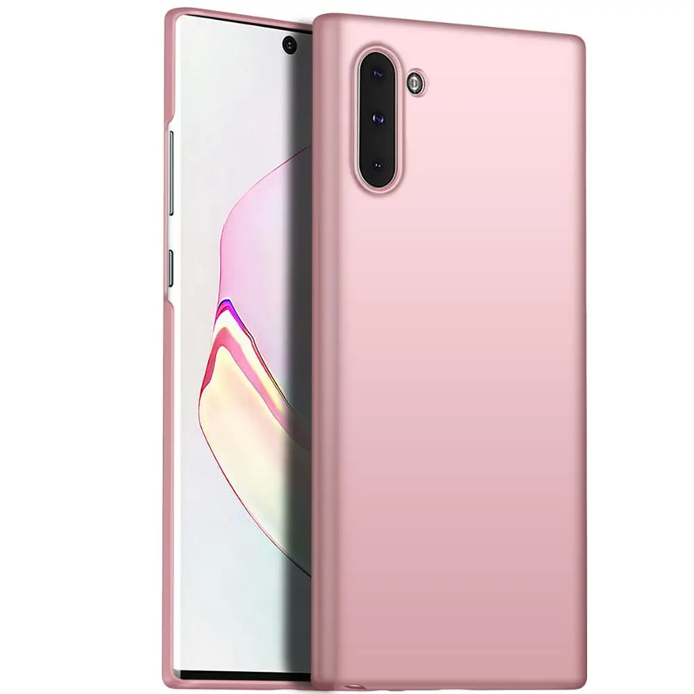 QZPC для samsung Galaxy Note 10 Pro Чехол жесткий матовый чехол для samsung Note 9 Чехлы Coque ультра тонкий матовый - Цвет: Golden 2