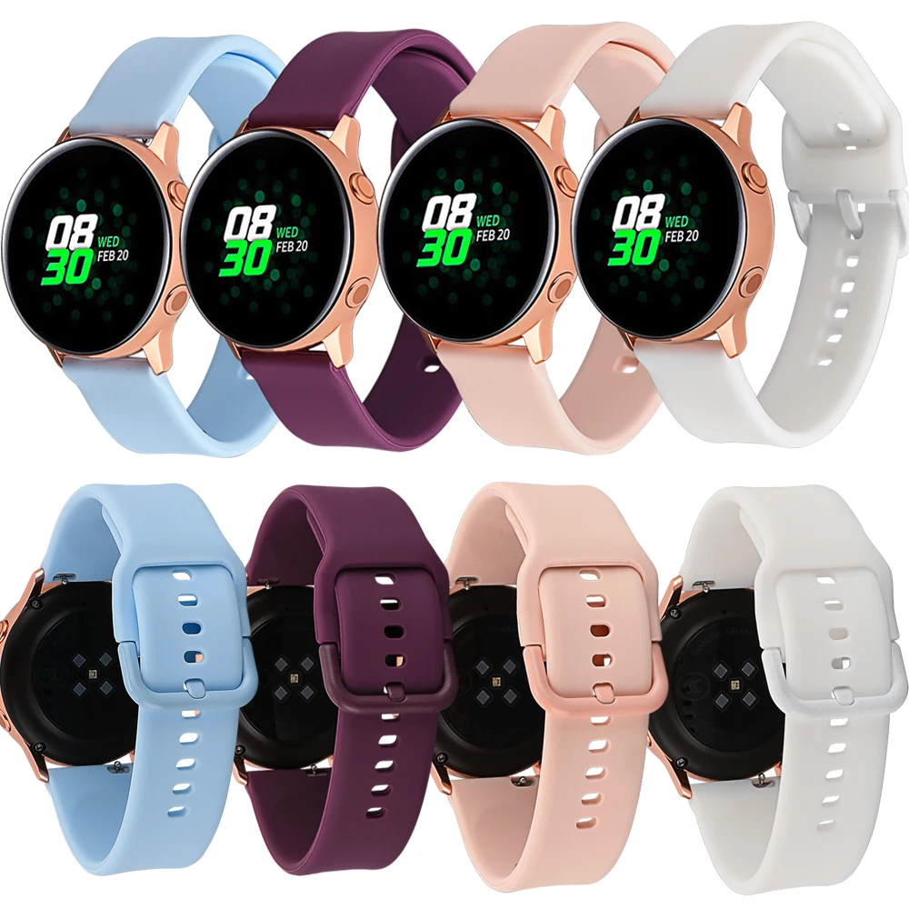 Ремешок силиконовый для Samsung Galaxy Watch 42 мм/Gear Sport/Garmin Vivoactive 3/Vivoactive 3 Music/Forerunner 645 20