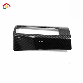 

ABS Matte/Carbon fiber For Toyota corolla E210 2019 2020 accessories left middle control box decoration cover trim Car styling