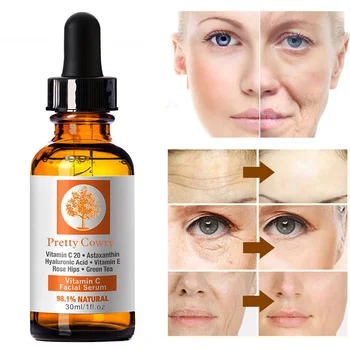 

Wholesale 30ml Face Skin Essence Hyaluronic Acid Anti Wrinkle Vitamin C Remove Acne Facial Cream New Fashion Women Ladies Gir M3