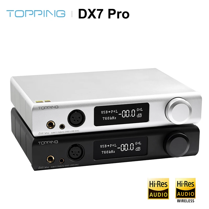 Усилитель для наушников TOPPING DX7 PRO Bluetooth 5 0 ES9038Pro USB DAC усилитель Hi Res беспроводной