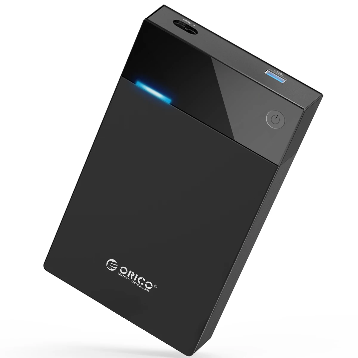 ORICO 3.5 inch Hard Drive Enclosure SATA to USB 3.0 External HD Case for 2.5/3.5 Inch SSD Disk HDD Box Case for PC Support UASP