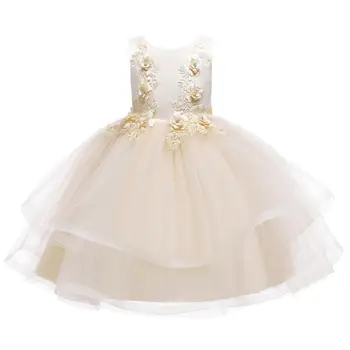 

Kids Dresses for Girls Baby Girl Floral Wedding Clothes Toddler Party Prom Gowns Princess Dress Egirl Evening Birthday Clothing