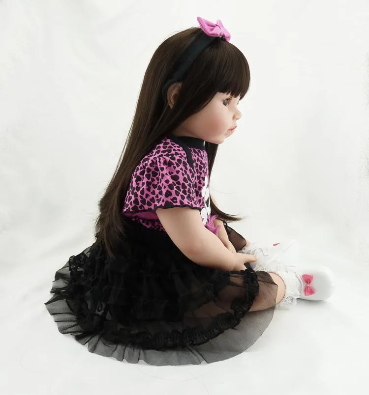 58cm Rebirth Baby Doll Children Sleeping Companion Lifelike And Soft Touch