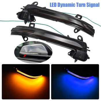 

LED Dynamic Turn Signal Blinker Flowing Water Flashing Light For BMW X2 X1 F48 F49 1/2 Series F45 F46 F52 Sedan 2016-2018