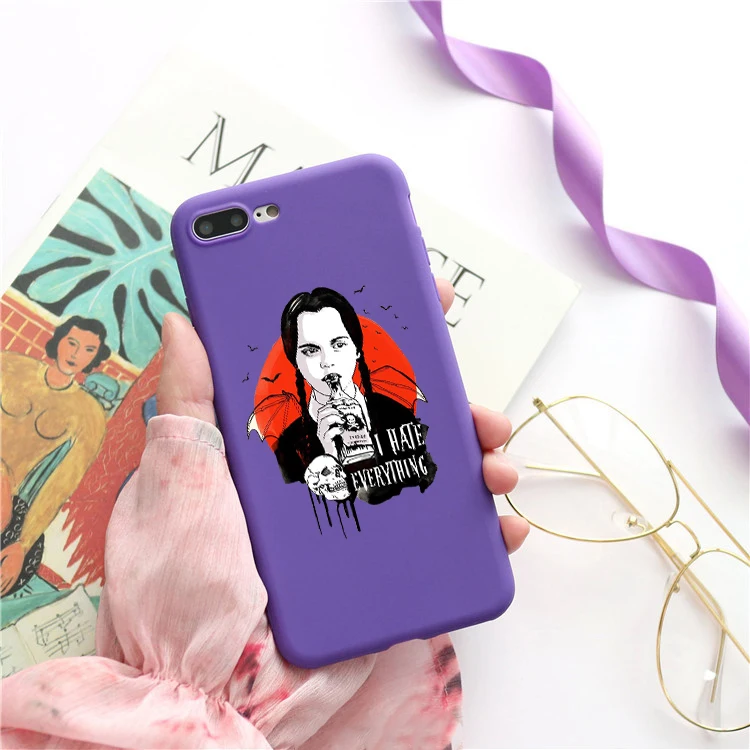 Среда Addams семейный цветной Мягкий силиконовый чехол для телефона iphone 6/6s, 6 Plus/6s Plus, 7/8, 7 Plus/8 Plus, X, XS, XR, XSMax - Цвет: 22923