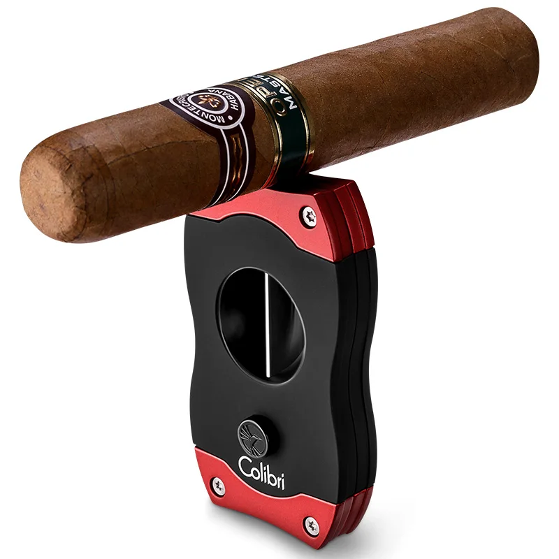 CIGARLOONG Роскошный Металлический резак для сигар гаджеты шесть цветов на выбор V