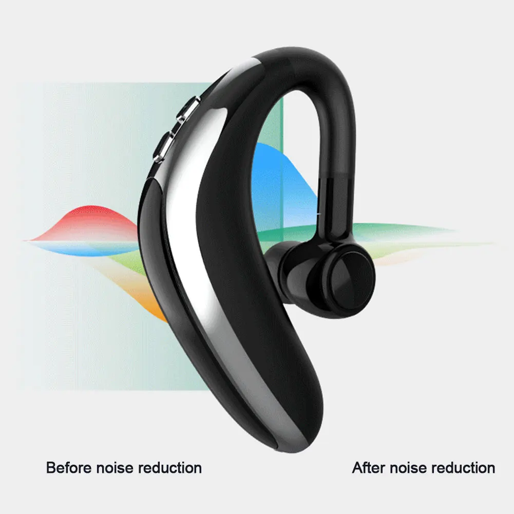 Домашние наушники с регулятором громкости Bluetooth, шумоподавление, свободные руки в ухо, умный беспроводной бизнес мини с микрофоном, офис