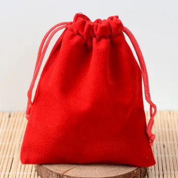 

50Pcs Velvet Drawstring Pouches Wedding Favor Bags Jewelry Gift Bags for Party