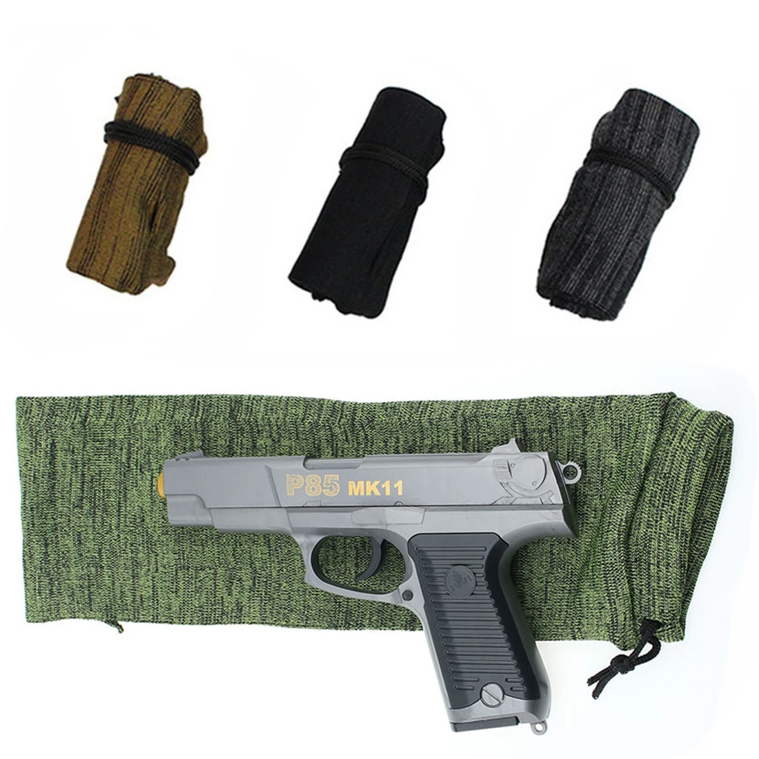 MODIKER Tactical Blaster Sock Knit Blaster Case Пыльник защитный чехол для охоты на открытом воздухе-серые полосы