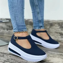 

2021 Newest Women Sneakers Vulcanize Shoes Fashion New Female Black White Platform Thick Sole Running Casual Shoe Woman