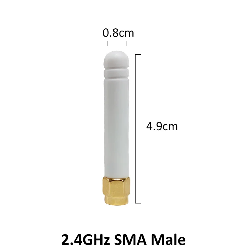 2pcs 2 4Ghz antenna wifi 2 3dbi SMA male 2 4 ghz antena wi fi Zigbee 2