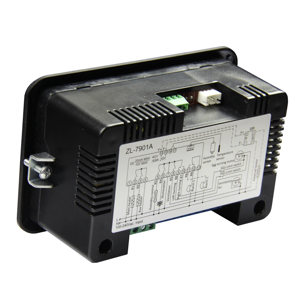 

Plastic Temperature Controller Protection Function Easy Use Multifunction Humidity Sensor Alarm Automatic Incubator LCD Display