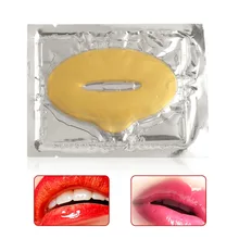 Кристальная с золотым коллагеном маска для губ против старения морщин Увлажняющий Экстракт маски для губ для женщин леди наивысшего качества