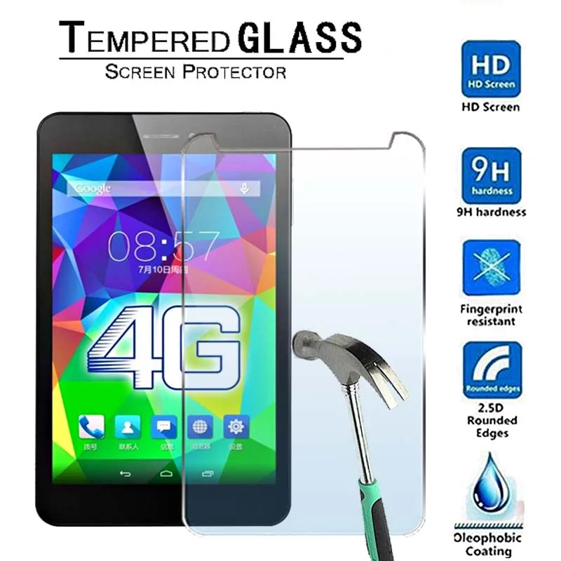

For Cube Talk T7 4G-9H Premium Tablet Tempered Glass Screen Protector Film Protector Guard Cover