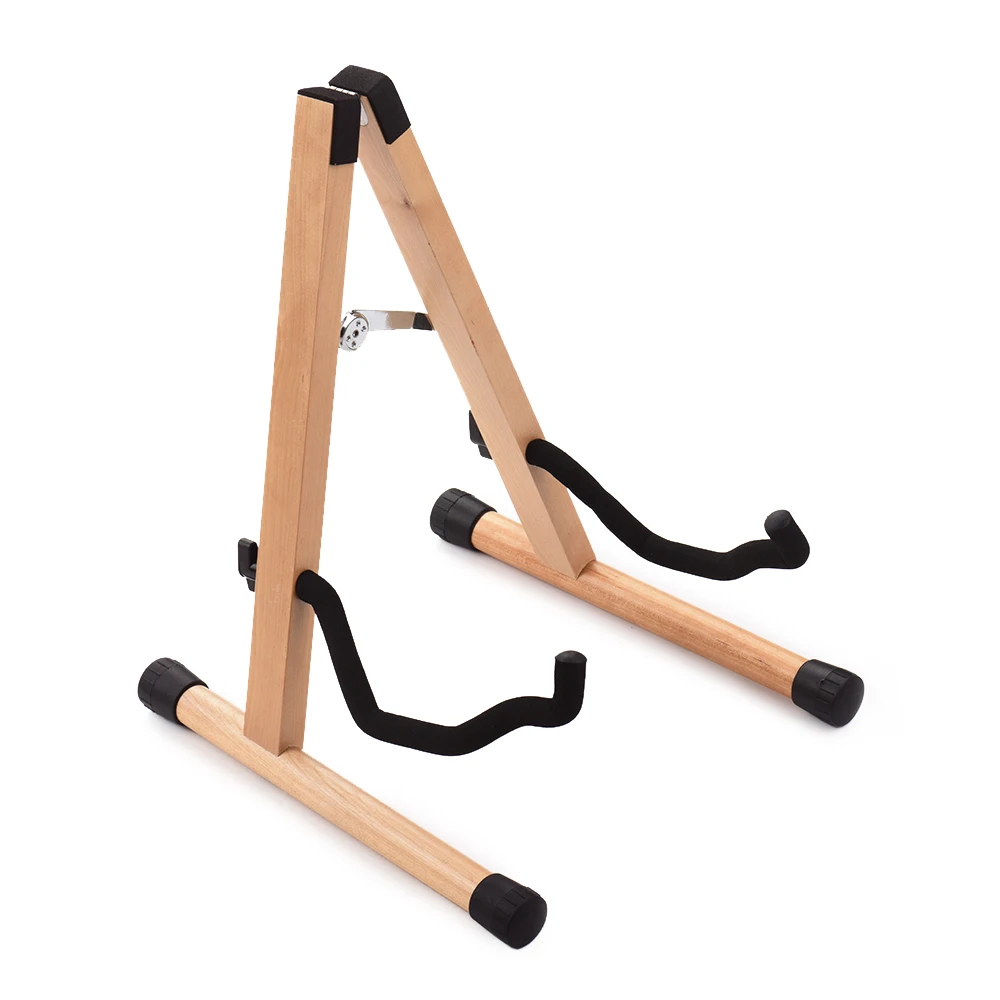 Flatsons FL-04W съемный деревянный держатель для гитары Пляжная из цельной древесины кронштейн инструмента для электрической акустической Басс гитара
