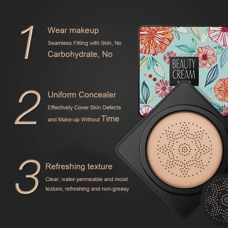 Корейская головка гриба BB Air Cushion Foundation CC крем отбеливающий консилер макияж косметика Осветление ЛИЦА база водонепроницаемый