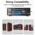 SUNBUCK 2000W Car/Home Audio Power Amplifier Bluetooth USB SD AMP FM DVD AUX with Remote Control Support 4 Way Microphone 325BT