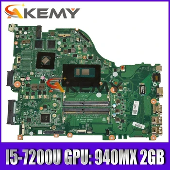 Billig E5-575G Motherboard Mainboard For Acer E5-575 F5-573 Laptop ZAA X32 DAZAAMB16E0 REV:E CPU: I5-7200U GPU: 940MX 2GB 100%test OK