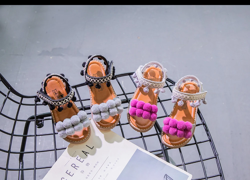 RUMRAM New High quality Children Toddler Infant Kids Baby Girls Princess Casual Shoes Sandals Fashionable Solid Children Shoes  (4)