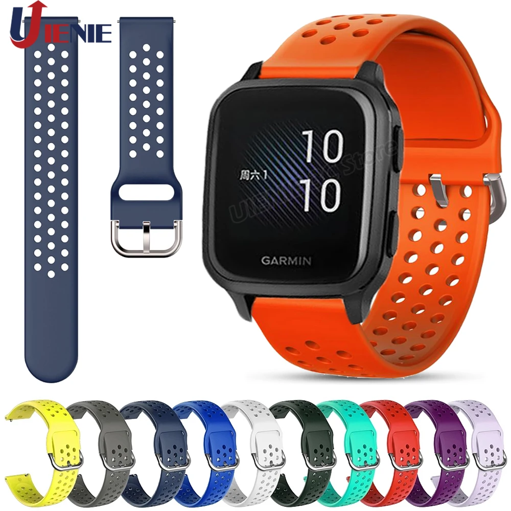Силиконовый ремешок для смарт-часов Garmin CAME Sq / Forerunner 245 645 M Vivomove HR | Электроника