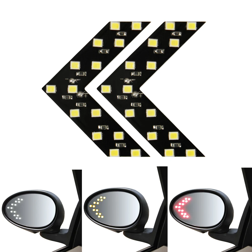 

3 Color Car Rearview Mirror Light LED Arrow Panel for Kia Optima K5 K3 K2 Turn Signal Lamp Car Rear View Mirror Indicator Light