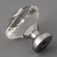 Поставка Модный кристалл оптом маленький алмаз китайский стиль ручка Подарочная коробка ящик мебель стеклянный чайник ручка