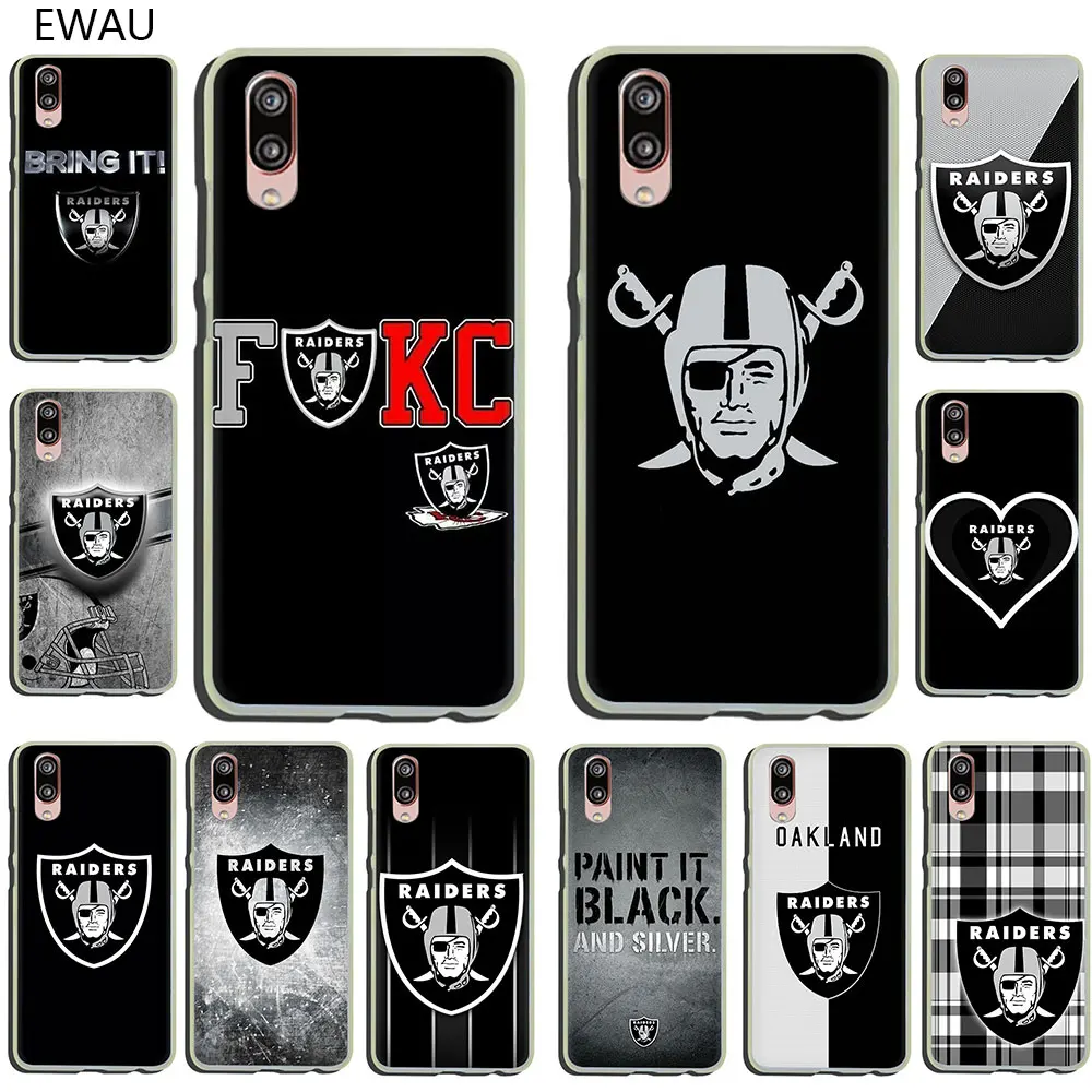 

EWAU Oakland Raiders Hard Phone Case for Huawei P30 P20 P10 P9 P8 Lite Mini Pro smart plus 2019