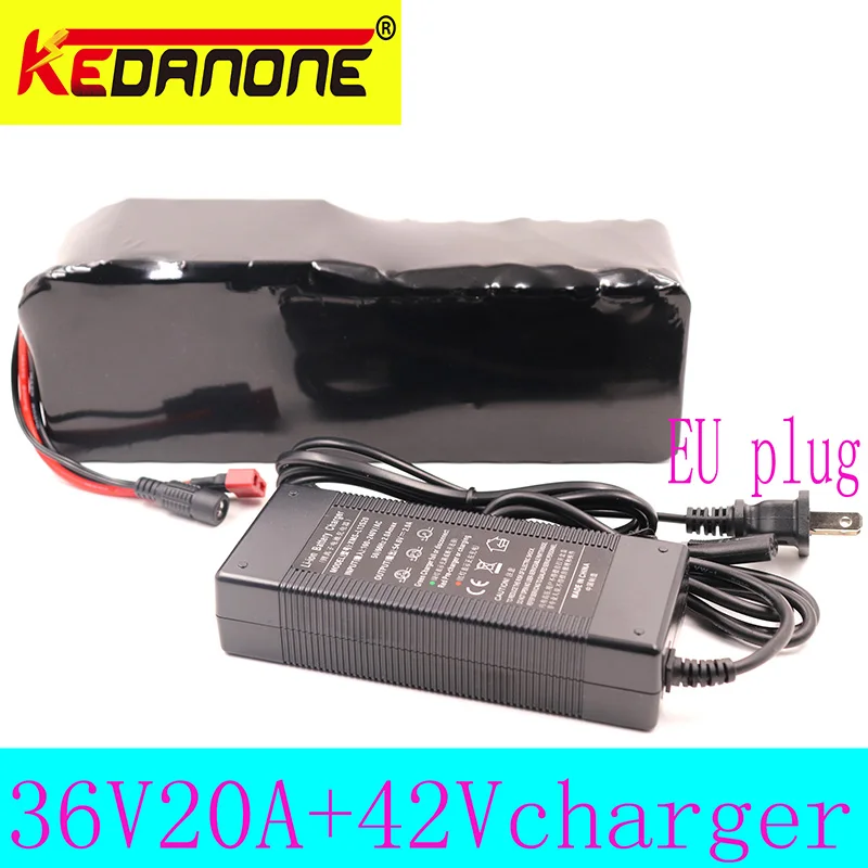 2020 new 36V 20AH electric bicycle battery built-in 20A BMS lithium pack 36 volt 2A charging Ebike + charger | Электроника