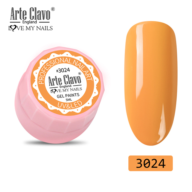Clavo 5ML Painting Gel Nail Polish 72 Colors Gel Varnish Set For Manicure Top Base Coat Hybird Design of Nail Art Lacquer