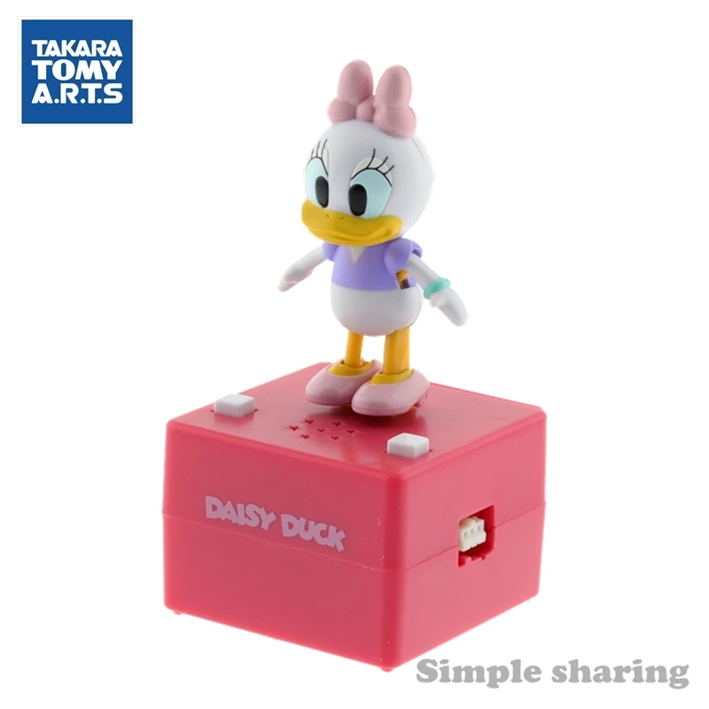 TAKARA TOMY arts popn шаг pixar Дисней фигурка Детские игрушки Аниме Детская кукла Дейзи Дак