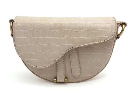 

Heart Alligator Lattice Saddle Bag Women Vintage Crossbody Shoulder Bag Ladies Elegant Leather Handbag Sac Main Femme DF094