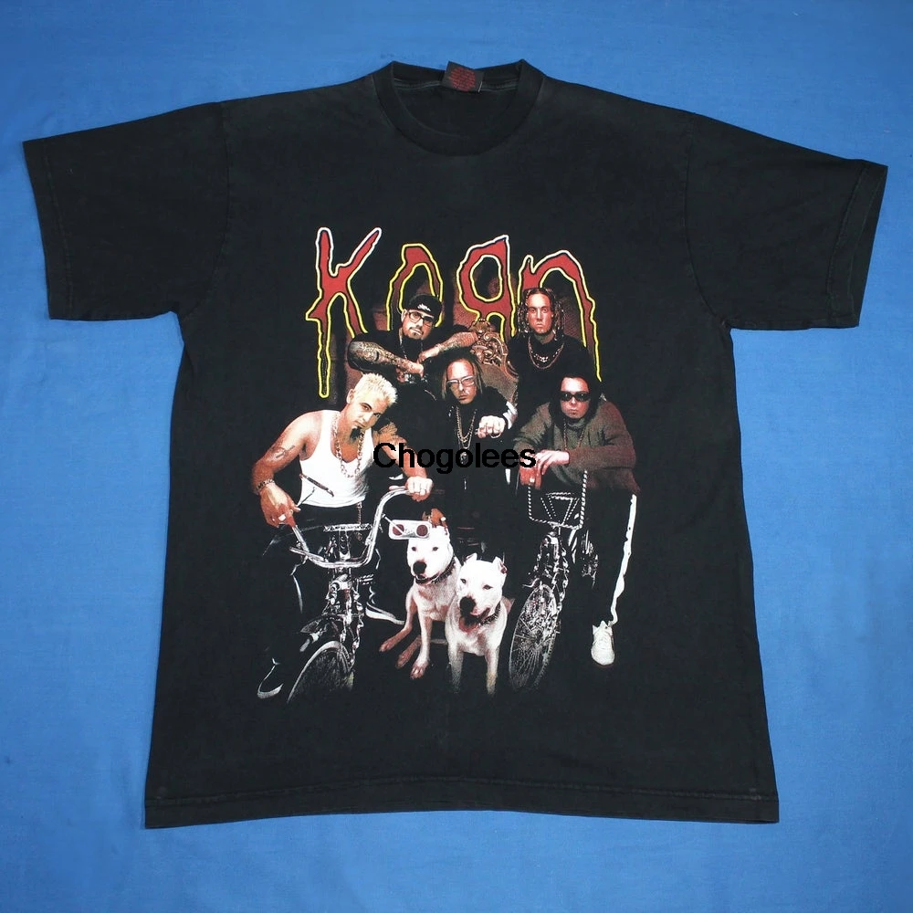 90s Kornシャツアメリカnuメタルバンドシャツ代替金属男性のサイズxl Aliexpress