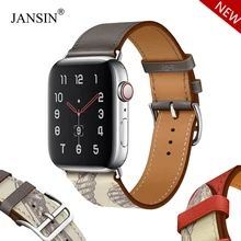 Кожаный браслет-петля для apple watch серии 5 4 44 мм 40 мм браслет-ремешок для часов iwatch 42 мм 38 мм Серия 1 2 3