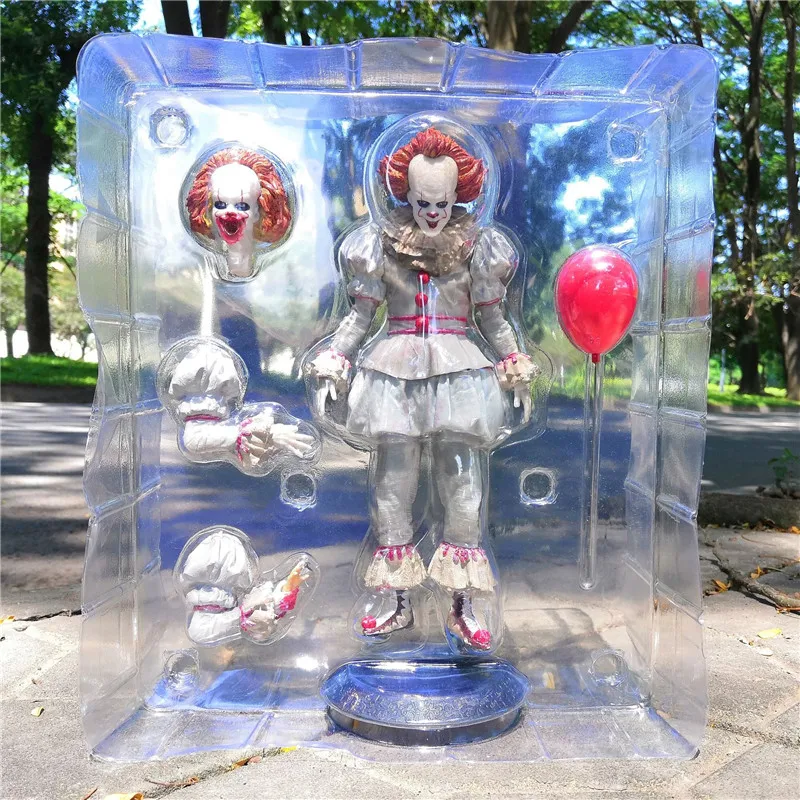 23 см новое издание фильма Стивен Кинг's It Pennywise сменная голова ПВХ фигурка коллекция игрушек Ужасы подарки