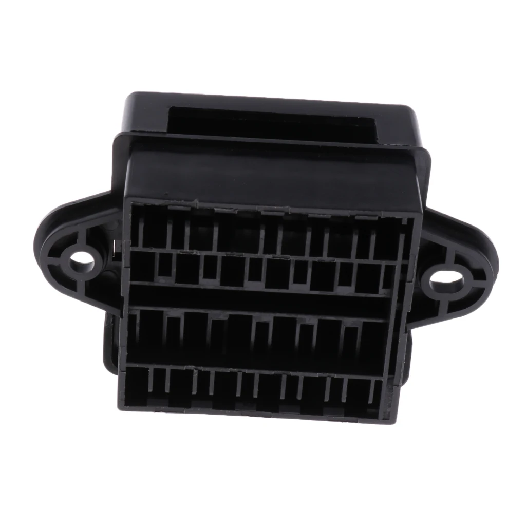 Car Vehicle Truck 12V-32V 12 Way Medium Relay Fuse Box Holder Terminals