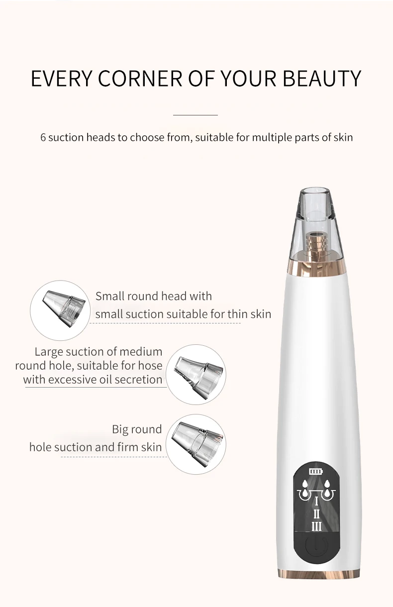 

Deep Cleansing Blackhead Face Acne Blackhead Remover Electrical Equipment New Arrivals Beauty Blackhead Suction