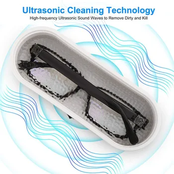 

High Quality Ultrasonic Eyeglass Glasses Cleaner Cleaning Watch Ring Bracelet Jewelry Cleaners Machine MD88