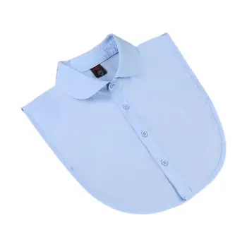 

29 Styles Womens Detachable Fake False Collar Solid Color Retro Plaid Check Chiffon Half Shirt Blouse Adjust Clothes Accessories