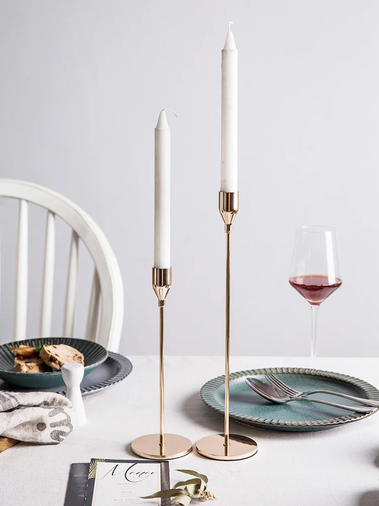 Candlestick Decoration Nordic Romantic Candlelight Dinner Props Home