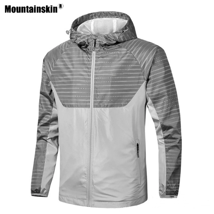 Mountainskin Spring Men Hiking Hooded Jackets Outdoor Sports Fishing ...