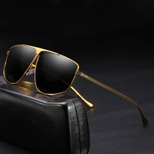 Мужские солнцезащитные очки, поляризационные очки для вождения, классические простые Стильные Модные очки