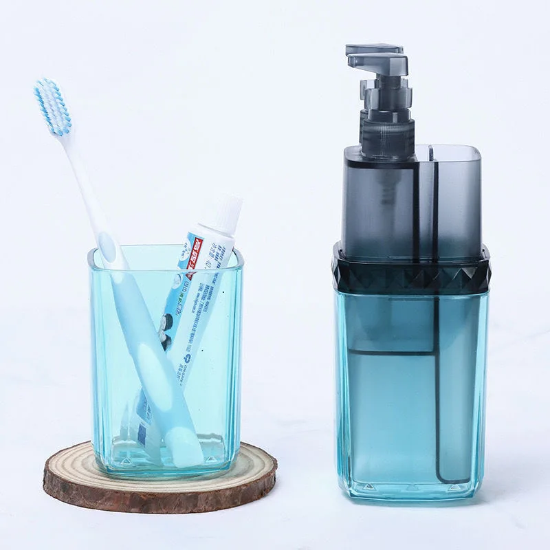 

Travel Wash Cup Portable Travel Toiletries Toothpaste Toothbrush Partition Storage box Outdoor Bathroom Accessories Sets